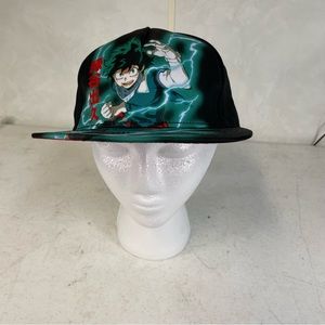 MY HERO ACADEMIA Mens Snapback Ball Cap Hat Japan Anime MANGA Izuku Midoriya